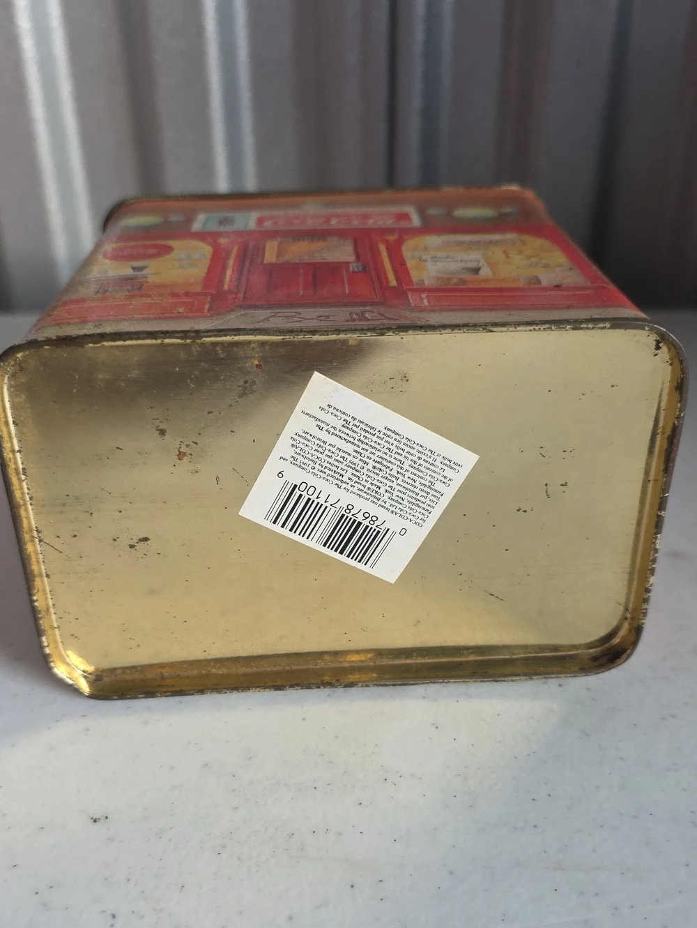 Coca-Cola Red & Brown Pharmacy Collectible Tin